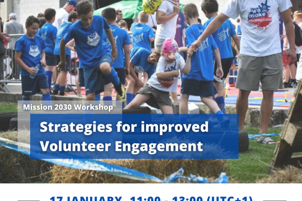 Join our Mission 2030 Workshop on Strategies for Improved Volunteer Engagement